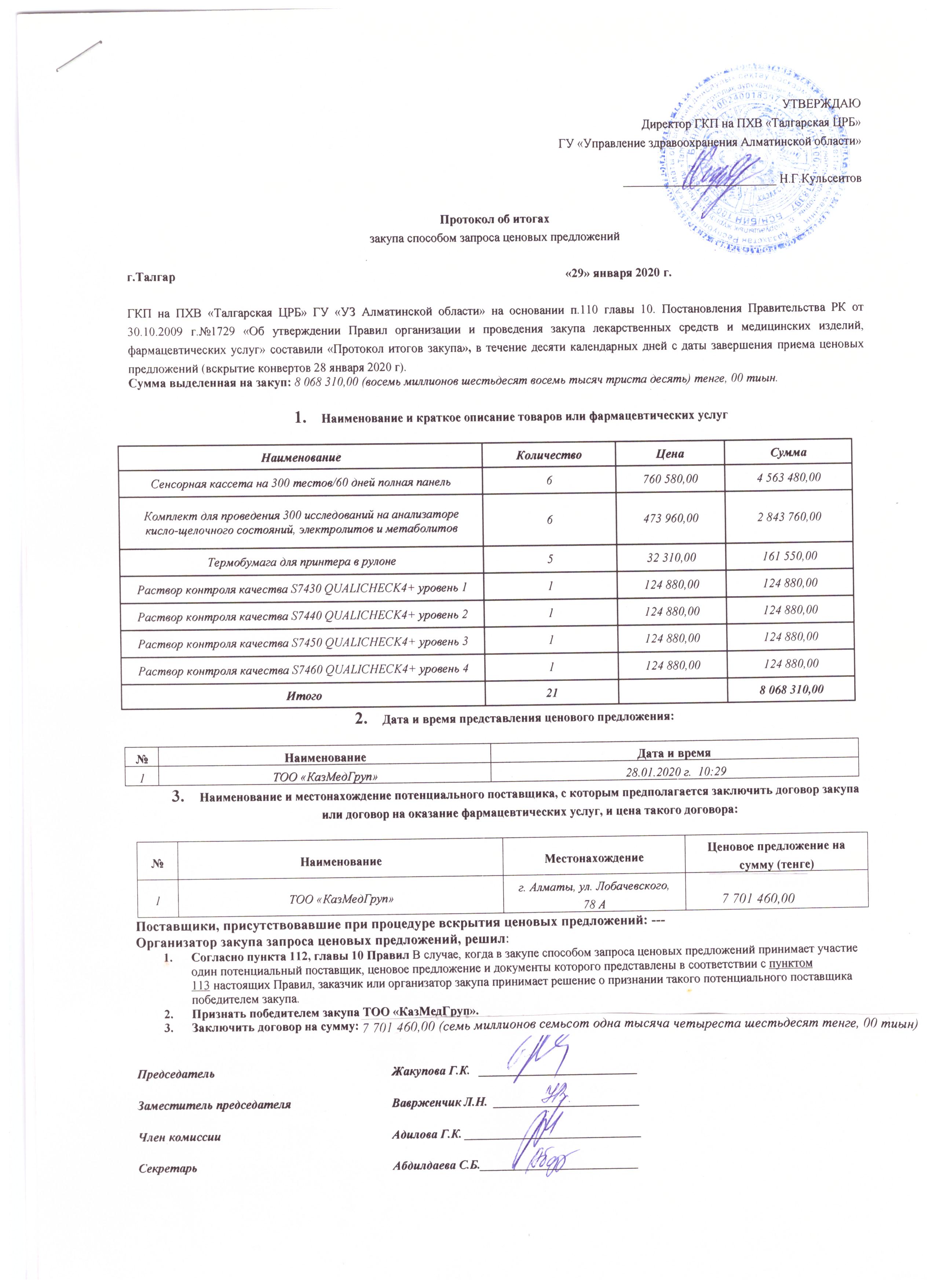 сенсорная кассета исправлена